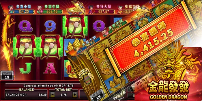 Golden Dragon Permainan Slot Oriental dari Joker Gaming